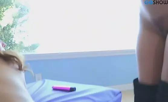 Girls Stocking Clad Lovers Embrace and Enjoy Intimate Delights